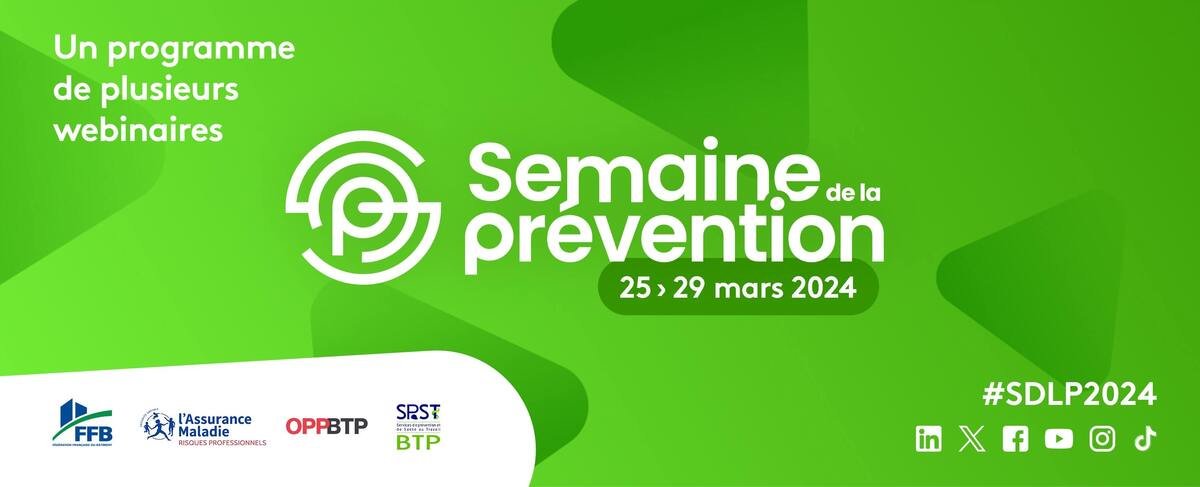 Webinaires pour les chefs d'entreprise 1 semaine de prevention FFB